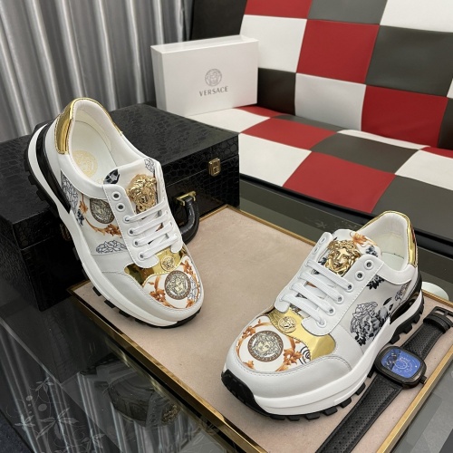 Replica Versace Casual Shoes For Men #957280 $80.00 USD for Wholesale