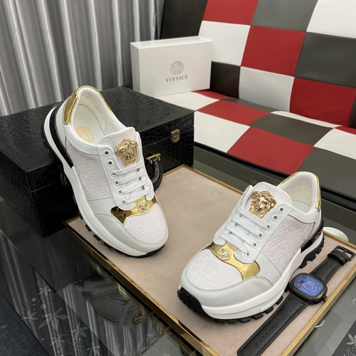 Replica Versace Casual Shoes For Men #957281 $80.00 USD for Wholesale