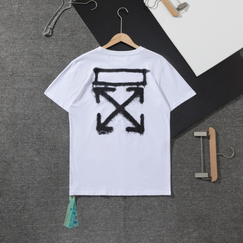 Off-White T-Shirts Short Sleeved For Unisex #957367 $29.00 USD, Wholesale Replica Off-White T-Shirts