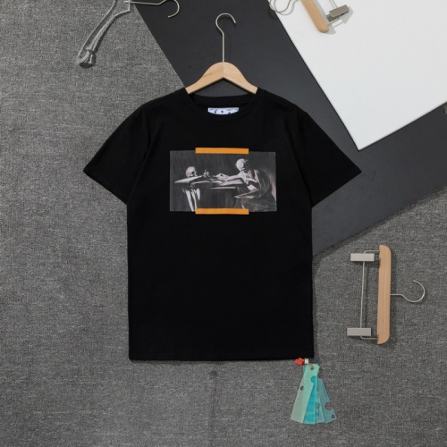 Off-White T-Shirts Short Sleeved For Unisex #957371 $29.00 USD, Wholesale Replica Off-White T-Shirts