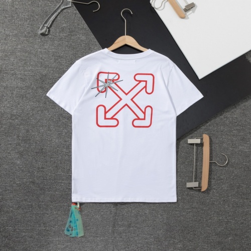 Off-White T-Shirts Short Sleeved For Unisex #957381 $29.00 USD, Wholesale Replica Off-White T-Shirts