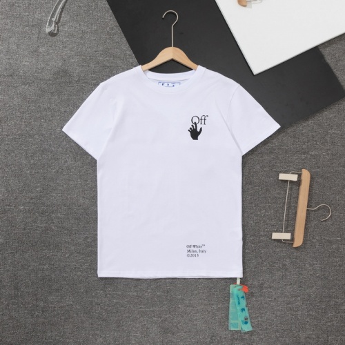 Replica Off-White T-Shirts Short Sleeved For Unisex #957386 $29.00 USD for Wholesale