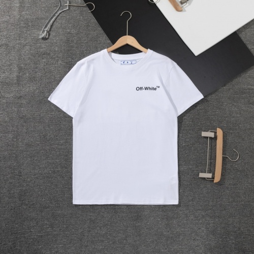 Replica Off-White T-Shirts Short Sleeved For Unisex #957387 $29.00 USD for Wholesale