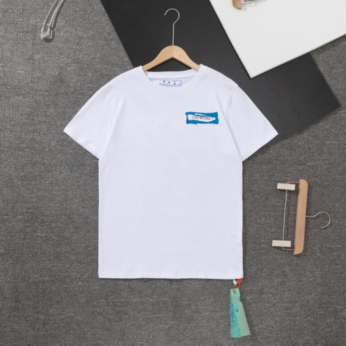 Replica Off-White T-Shirts Short Sleeved For Unisex #957391 $29.00 USD for Wholesale