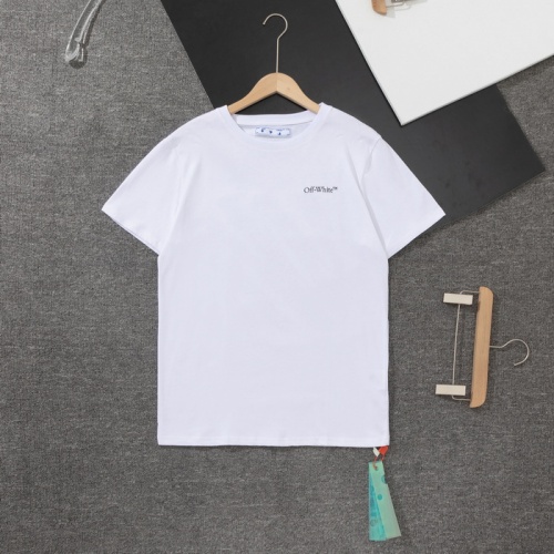 Replica Off-White T-Shirts Short Sleeved For Unisex #957400 $29.00 USD for Wholesale