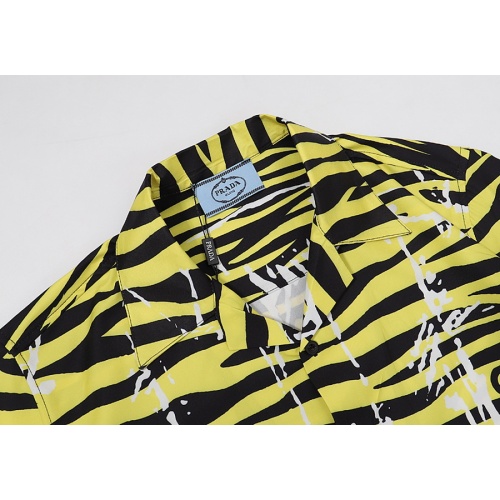 Replica Prada Shirts Short Sleeved For Men #957428 $32.00 USD for Wholesale