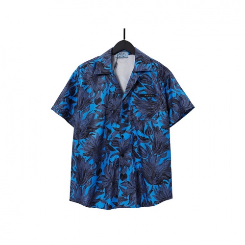 Prada Shirts Short Sleeved For Men #957429 $32.00 USD, Wholesale Replica Prada Shirts