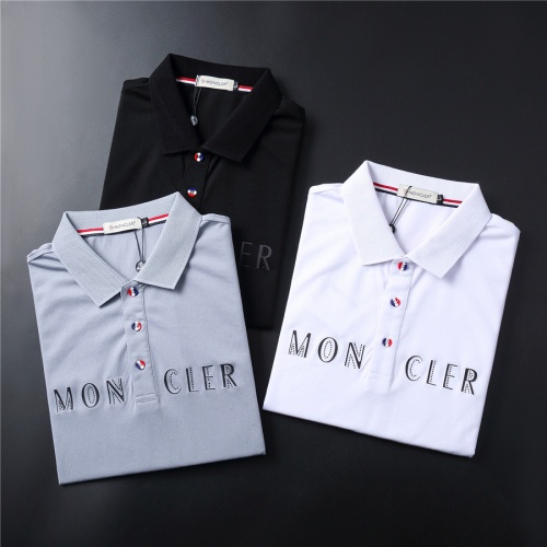 Replica Moncler T-Shirts Short Sleeved For Men #957966 $38.00 USD for Wholesale