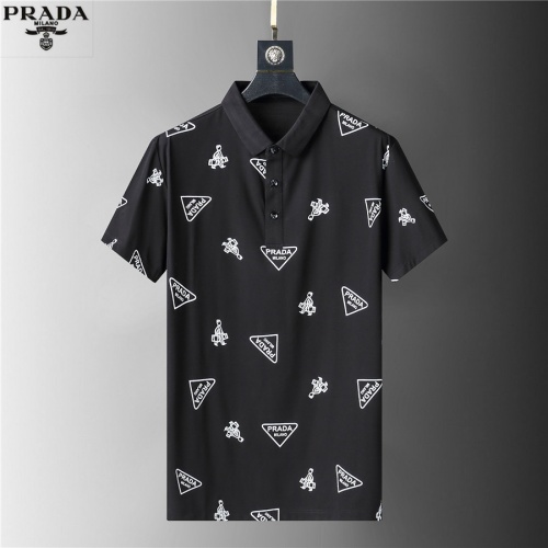 Prada T-Shirts Short Sleeved For Men #957974 $38.00 USD, Wholesale Replica Prada T-Shirts