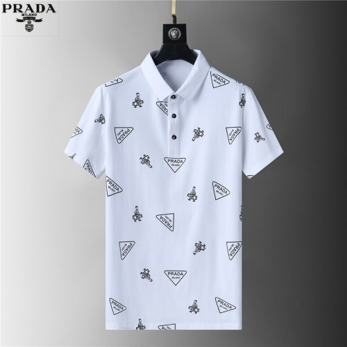 Prada T-Shirts Short Sleeved For Men #957975