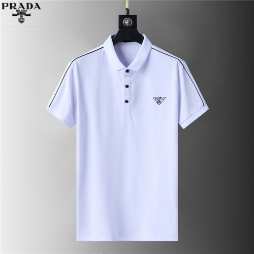 Prada T-Shirts Short Sleeved For Men #957978