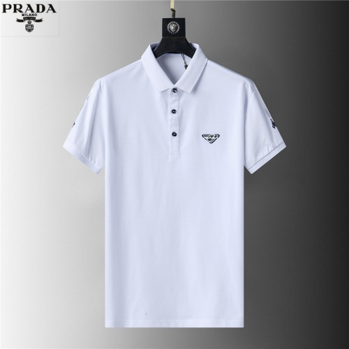 Prada T-Shirts Short Sleeved For Men #957981