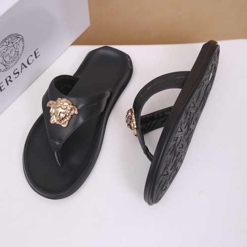 Replica Versace Slippers For Men #958474 $48.00 USD for Wholesale