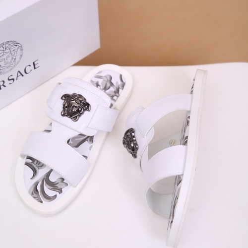 Replica Versace Slippers For Men #958479 $48.00 USD for Wholesale