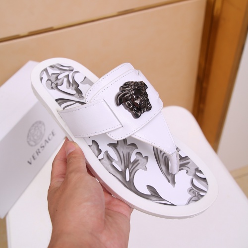 Replica Versace Slippers For Men #958480 $48.00 USD for Wholesale