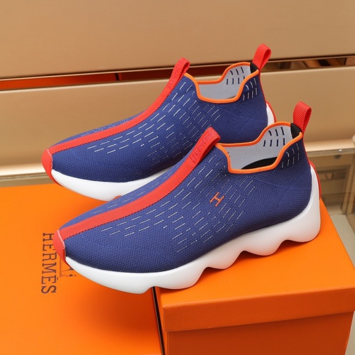 Replica Hermes Casual Shoes For Men #958594 $76.00 USD for Wholesale