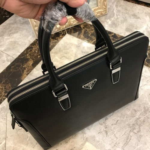 Replica Prada AAA Man Handbags #958754 $115.00 USD for Wholesale