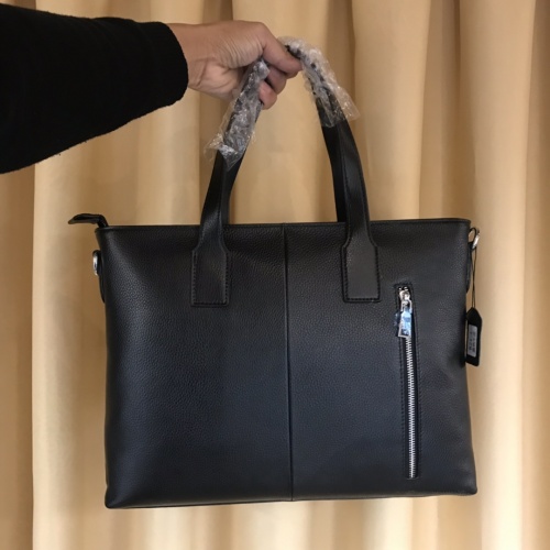 Replica Prada AAA Man Handbags #958757 $112.00 USD for Wholesale