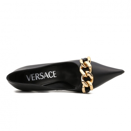Replica Versace High-Heeled Shoes For Women #958836 $80.00 USD for Wholesale
