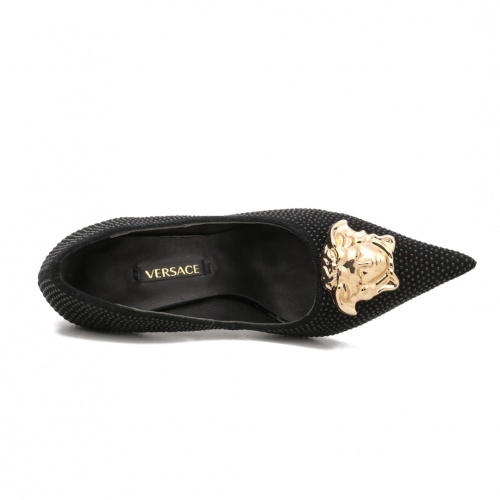 Replica Versace High-Heeled Shoes For Women #958839 $80.00 USD for Wholesale