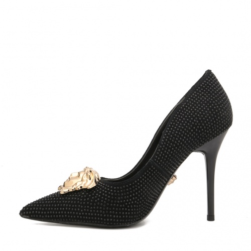 Replica Versace High-Heeled Shoes For Women #958839 $80.00 USD for Wholesale