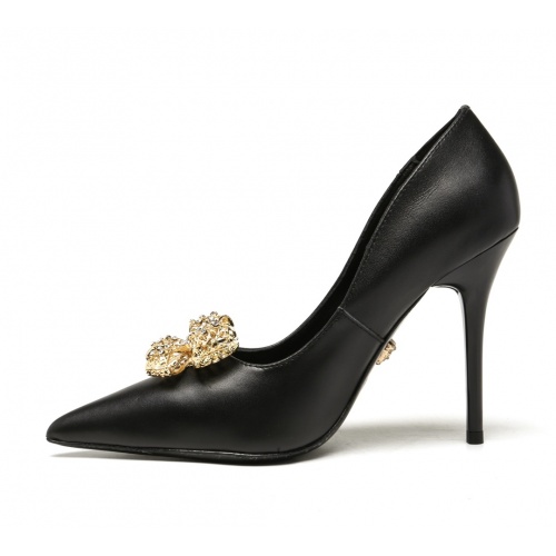 Replica Versace High-Heeled Shoes For Women #958912 $80.00 USD for Wholesale