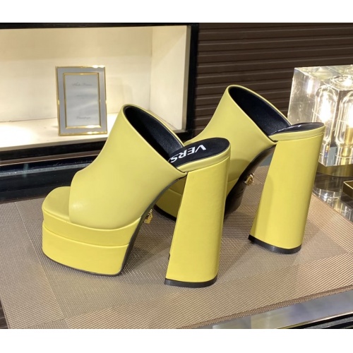 Replica Versace Slippers For Women #958922 $105.00 USD for Wholesale
