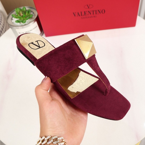 Replica Valentino Slippers For Women #958951 $68.00 USD for Wholesale