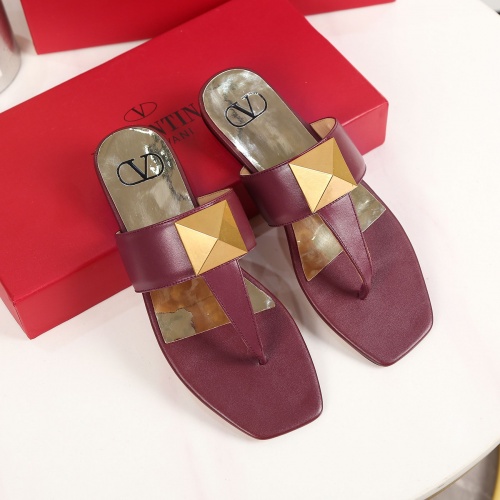 Replica Valentino Slippers For Women #958952 $68.00 USD for Wholesale