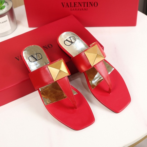 Replica Valentino Slippers For Women #958953 $68.00 USD for Wholesale