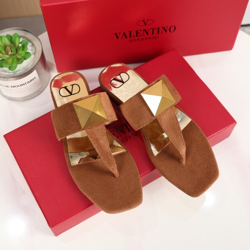 Replica Valentino Slippers For Women #958954 $68.00 USD for Wholesale