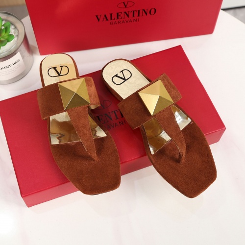 Replica Valentino Slippers For Women #958955 $68.00 USD for Wholesale