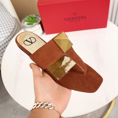 Replica Valentino Slippers For Women #958955 $68.00 USD for Wholesale