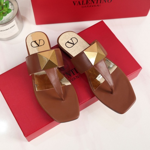 Replica Valentino Slippers For Women #958956 $68.00 USD for Wholesale