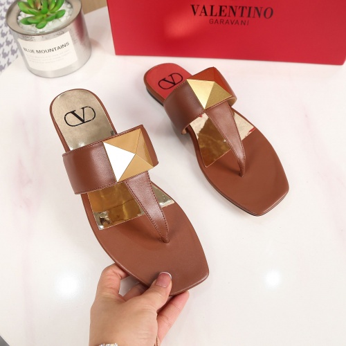 Replica Valentino Slippers For Women #958956 $68.00 USD for Wholesale