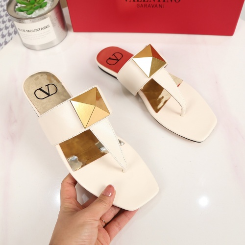 Replica Valentino Slippers For Women #958958 $68.00 USD for Wholesale