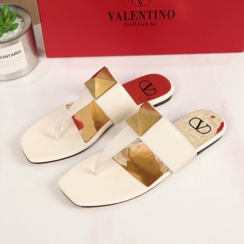Replica Valentino Slippers For Women #958958 $68.00 USD for Wholesale