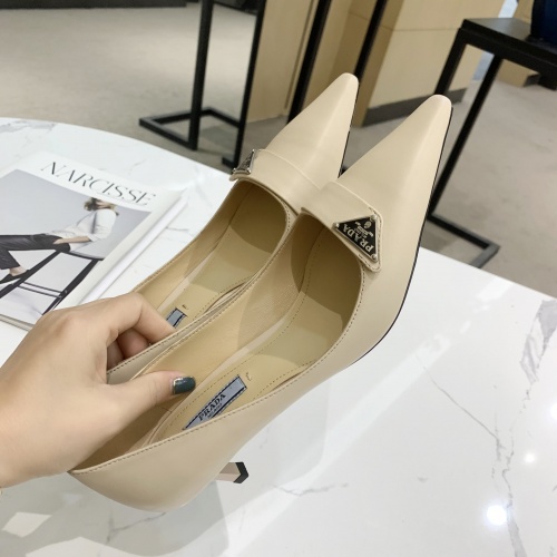 Replica Prada High-heeled Shoes For Women #959129 $80.00 USD for Wholesale