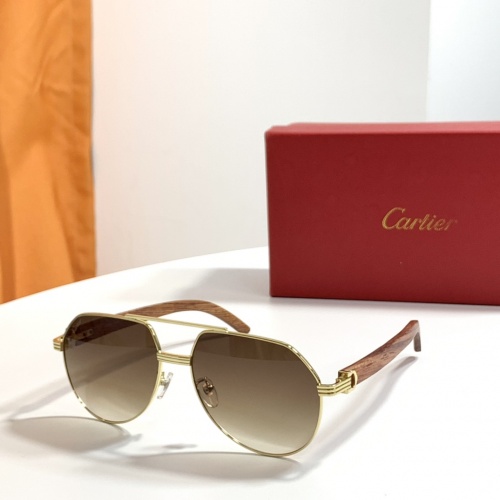 Cartier AAA Quality Sunglassess #959165 $45.00 USD, Wholesale Replica Cartier AAA Quality Sunglassess
