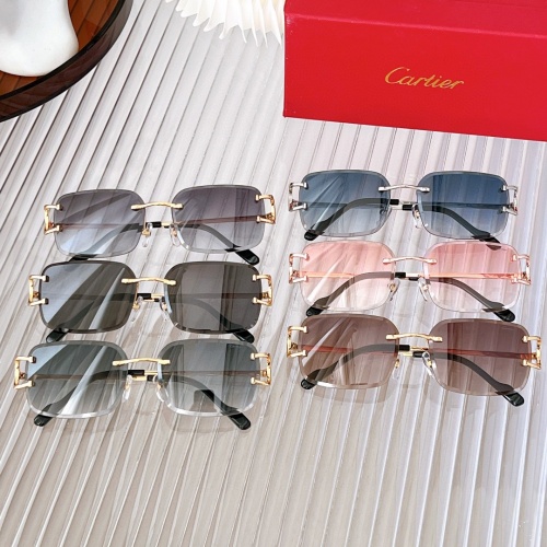 Replica Cartier AAA Quality Sunglassess #959168 $56.00 USD for Wholesale