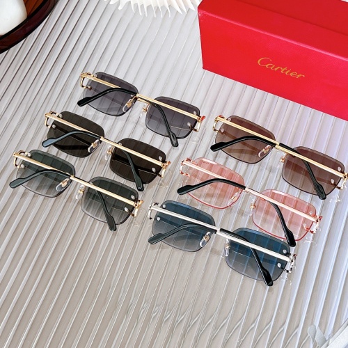 Replica Cartier AAA Quality Sunglassess #959168 $56.00 USD for Wholesale