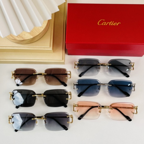 Replica Cartier AAA Quality Sunglassess #959174 $60.00 USD for Wholesale