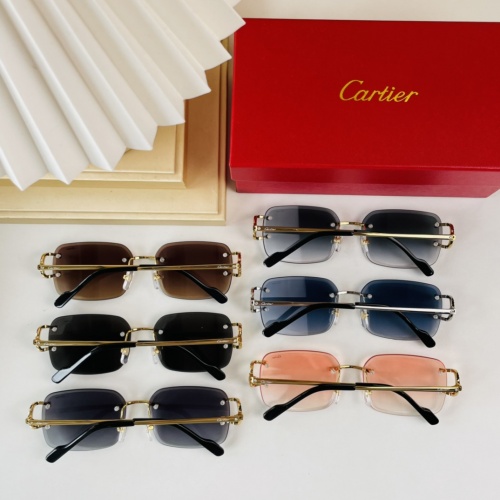 Replica Cartier AAA Quality Sunglassess #959175 $60.00 USD for Wholesale