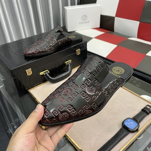 Replica Versace Slippers For Men #959208 $68.00 USD for Wholesale