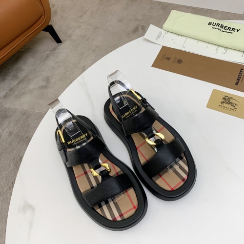 Replica Burberry Sandal For Women #959343 $80.00 USD for Wholesale