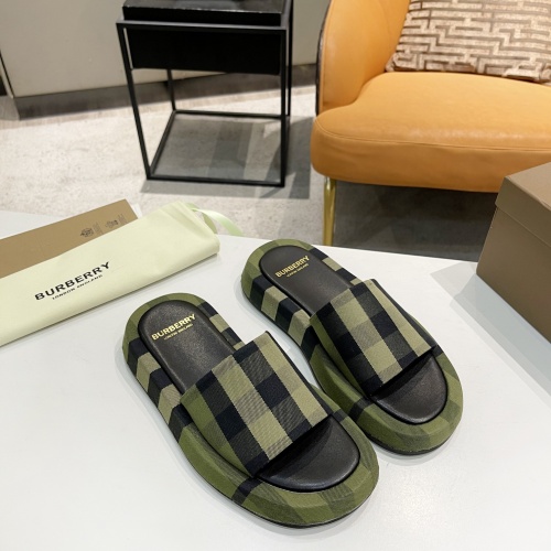 Replica Burberry Slippers For Women #959388 $72.00 USD for Wholesale