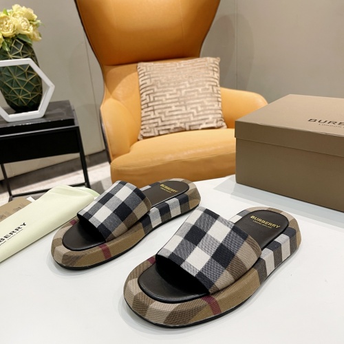 Burberry Slippers For Women #959390 $72.00 USD, Wholesale Replica Burberry Slippers