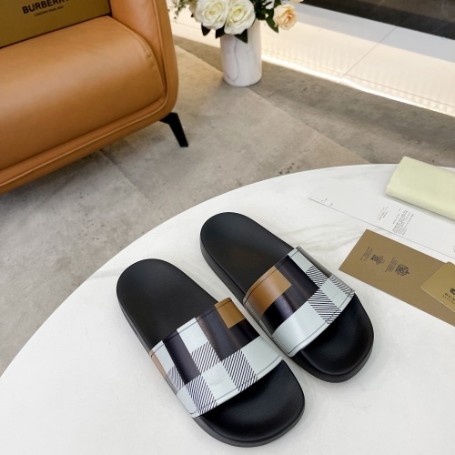 Replica Burberry Slippers For Men #959419 $42.00 USD for Wholesale