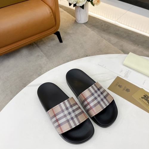 Replica Burberry Slippers For Men #959422 $42.00 USD for Wholesale