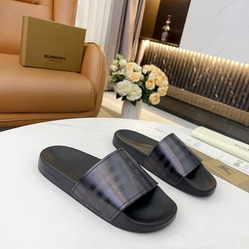 Replica Burberry Slippers For Men #959423 $42.00 USD for Wholesale
